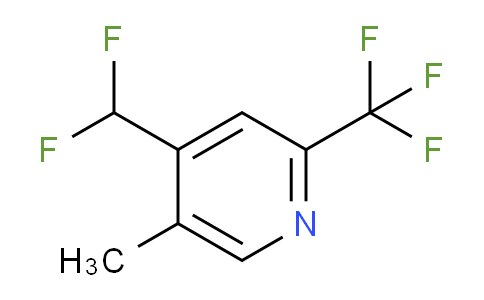 4-(Difluoromethyl)-5-methyl-2-(trifluoromethyl)pyridine