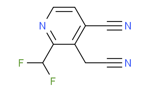 4-Cyano-2-(difluoromethyl)pyridine-3-acetonitrile