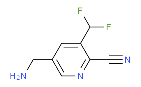 5-(Aminomethyl)-2-cyano-3-(difluoromethyl)pyridine