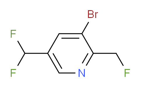 AM140763 | 1806764-73-7 | 3-Bromo-5-(difluoromethyl)-2-(fluoromethyl)pyridine AM140763 | 1806764-73-7 | 3-Bromo-5-(difluoromethyl)-2-(fluoromethyl)pyridine
