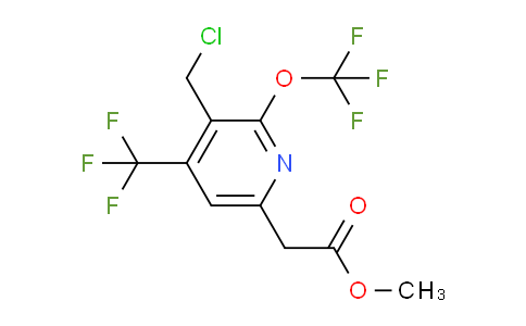 AM140765 | 1805312-30-4 | Methyl 3-(chloromethyl)-2-(trifluoromethoxy)-4-(trifluoromethyl)pyridine-6-acetate AM140765 | 1805312-30-4 | Methyl 3-(chloromethyl)-2-(trifluoromethoxy)-4-(trifluoromethyl)pyridine-6-acetate