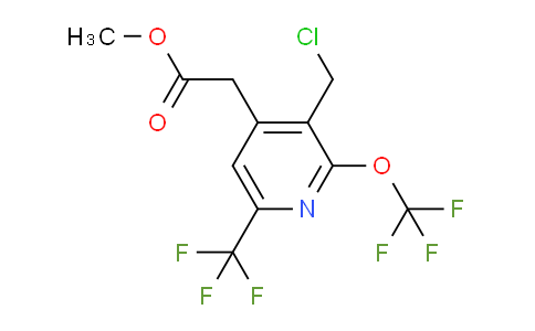 AM140767 | 1804652-96-7 | Methyl 3-(chloromethyl)-2-(trifluoromethoxy)-6-(trifluoromethyl)pyridine-4-acetate