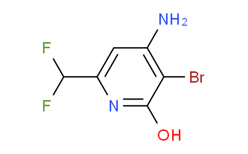 AM14080 | 1805258-57-4 | 4-Amino-3-bromo-6-(difluoromethyl)-2-hydroxypyridine