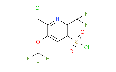 AM140808 | 1805310-02-4 | 2-(Chloromethyl)-3-(trifluoromethoxy)-6-(trifluoromethyl)pyridine-5-sulfonyl chloride AM140808 | 1805310-02-4 | 2-(Chloromethyl)-3-(trifluoromethoxy)-6-(trifluoromethyl)pyridine-5-sulfonyl chloride