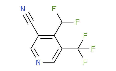 AM140810 | 1805303-57-4 | 3-Cyano-4-(difluoromethyl)-5-(trifluoromethyl)pyridine AM140810 | 1805303-57-4 | 3-Cyano-4-(difluoromethyl)-5-(trifluoromethyl)pyridine