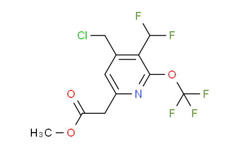 AM140828 | 1805157-20-3 | Methyl 4-(chloromethyl)-3-(difluoromethyl)-2-(trifluoromethoxy)pyridine-6-acetate