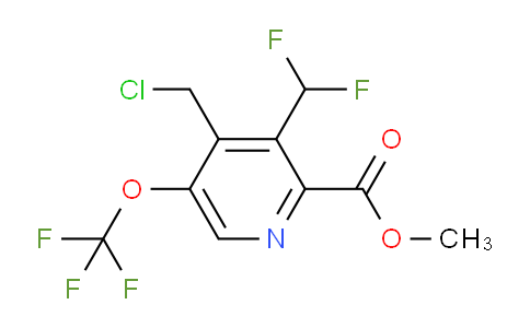 AM140829 | 1804923-54-3 | Methyl 4-(chloromethyl)-3-(difluoromethyl)-5-(trifluoromethoxy)pyridine-2-carboxylate AM140829 | 1804923-54-3 | Methyl 4-(chloromethyl)-3-(difluoromethyl)-5-(trifluoromethoxy)pyridine-2-carboxylate