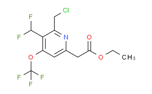 AM140834 | 1805309-23-2 | Ethyl 2-(chloromethyl)-3-(difluoromethyl)-4-(trifluoromethoxy)pyridine-6-acetate AM140834 | 1805309-23-2 | Ethyl 2-(chloromethyl)-3-(difluoromethyl)-4-(trifluoromethoxy)pyridine-6-acetate