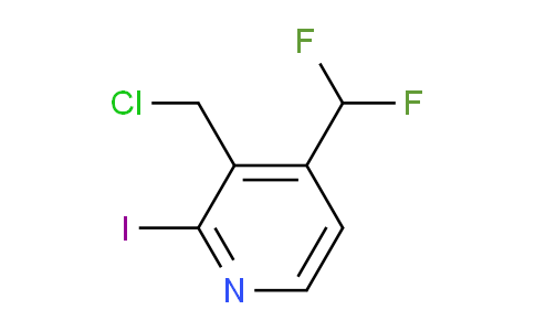 AM140837 | 1805314-91-3 | 3-(Chloromethyl)-4-(difluoromethyl)-2-iodopyridine
