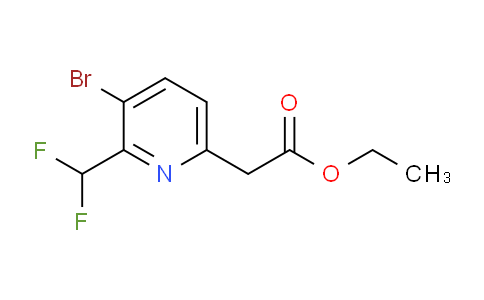 Ethyl 3-bromo-2-(difluoromethyl)pyridine-6-acetate