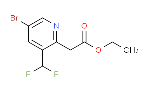 Ethyl 5-bromo-3-(difluoromethyl)pyridine-2-acetate