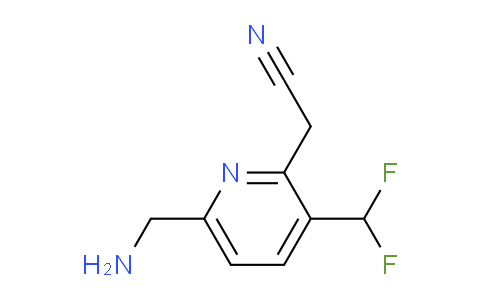 AM140846 | 1806805-39-9 | 6-(Aminomethyl)-3-(difluoromethyl)pyridine-2-acetonitrile