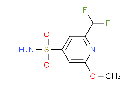 2-(Difluoromethyl)-6-methoxypyridine-4-sulfonamide