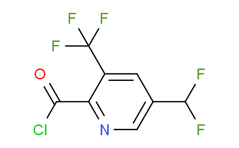 5-(Difluoromethyl)-3-(trifluoromethyl)pyridine-2-carbonyl chloride