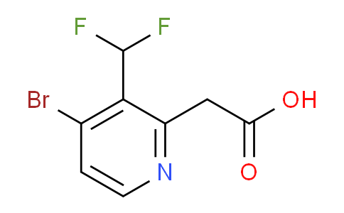 AM140875 | 1805320-93-7 | 4-Bromo-3-(difluoromethyl)pyridine-2-acetic acid