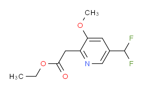 AM140886 | 1805121-77-0 | Ethyl 5-(difluoromethyl)-3-methoxypyridine-2-acetate