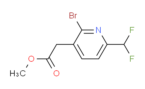 AM140890 | 1806017-95-7 | Methyl 2-bromo-6-(difluoromethyl)pyridine-3-acetate