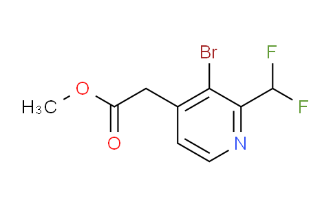 AM140891 | 1806018-81-4 | Methyl 3-bromo-2-(difluoromethyl)pyridine-4-acetate