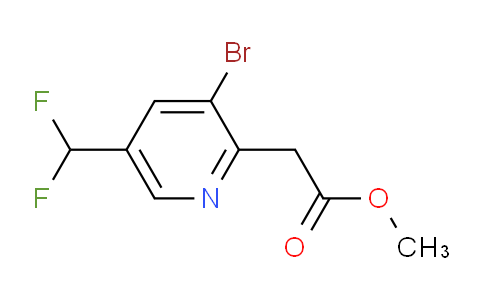 AM140901 | 1804703-16-9 | Methyl 3-bromo-5-(difluoromethyl)pyridine-2-acetate