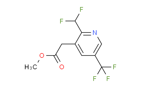 AM140907 | 1805009-27-1 | Methyl 2-(difluoromethyl)-5-(trifluoromethyl)pyridine-3-acetate