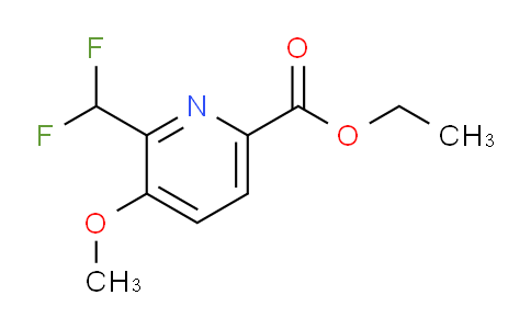 AM140911 | 1805326-83-3 | Ethyl 2-(difluoromethyl)-3-methoxypyridine-6-carboxylate