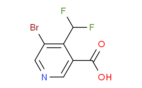 3-Bromo-4-(difluoromethyl)pyridine-5-carboxylic acid