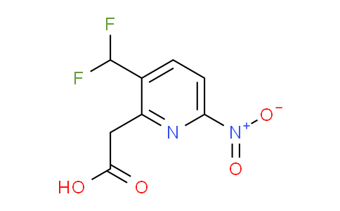 3-(Difluoromethyl)-6-nitropyridine-2-acetic acid