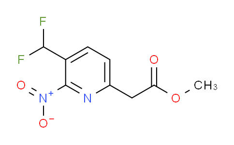 Methyl 3-(difluoromethyl)-2-nitropyridine-6-acetate