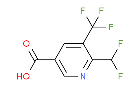 2-(Difluoromethyl)-3-(trifluoromethyl)pyridine-5-carboxylic acid