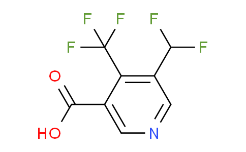 3-(Difluoromethyl)-4-(trifluoromethyl)pyridine-5-carboxylic acid