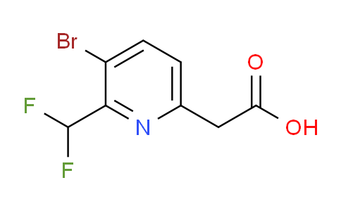 AM140993 | 1806771-43-6 | 3-Bromo-2-(difluoromethyl)pyridine-6-acetic acid