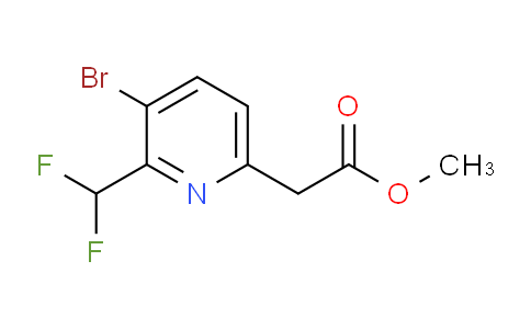 AM141008 | 1805303-30-3 | Methyl 3-bromo-2-(difluoromethyl)pyridine-6-acetate