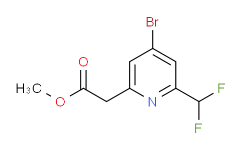 AM141015 | 1805303-46-1 | Methyl 4-bromo-2-(difluoromethyl)pyridine-6-acetate