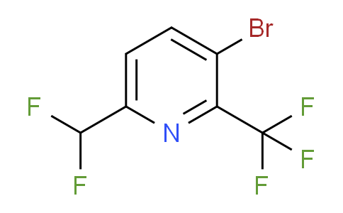 AM141024 | 1806781-53-2 | 3-Bromo-6-(difluoromethyl)-2-(trifluoromethyl)pyridine