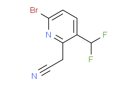 AM141027 | 1806765-03-6 | 6-Bromo-3-(difluoromethyl)pyridine-2-acetonitrile