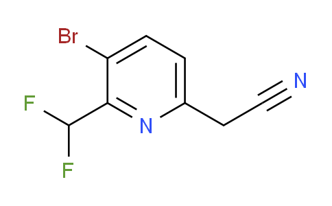 AM141031 | 1804752-07-5 | 3-Bromo-2-(difluoromethyl)pyridine-6-acetonitrile