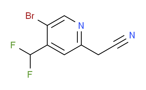 5-Bromo-4-(difluoromethyl)pyridine-2-acetonitrile