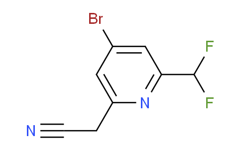 AM141039 | 1806003-70-2 | 4-Bromo-2-(difluoromethyl)pyridine-6-acetonitrile