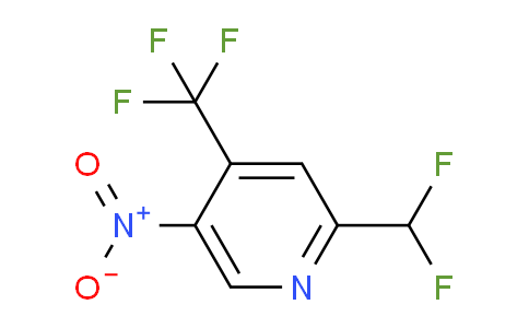 2-(Difluoromethyl)-5-nitro-4-(trifluoromethyl)pyridine