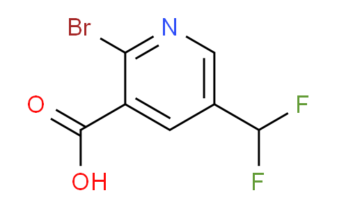 2-Bromo-5-(difluoromethyl)pyridine-3-carboxylic acid