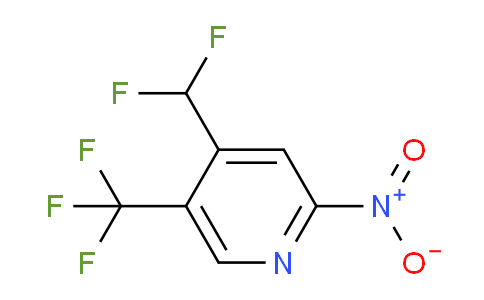 4-(Difluoromethyl)-2-nitro-5-(trifluoromethyl)pyridine