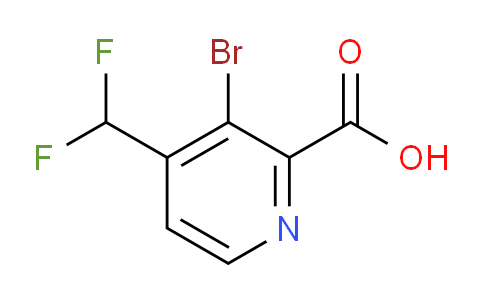 AM141059 | 1805297-13-5 | 3-Bromo-4-(difluoromethyl)pyridine-2-carboxylic acid