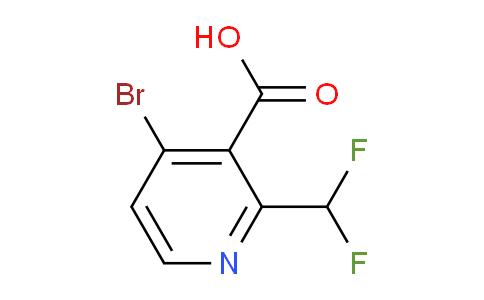 4-Bromo-2-(difluoromethyl)pyridine-3-carboxylic acid