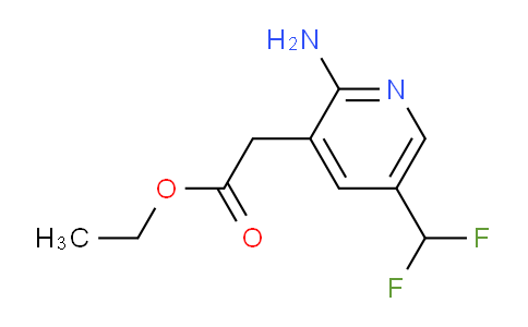 Ethyl 2-amino-5-(difluoromethyl)pyridine-3-acetate