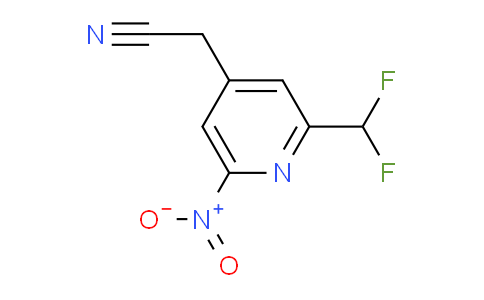 2-(Difluoromethyl)-6-nitropyridine-4-acetonitrile