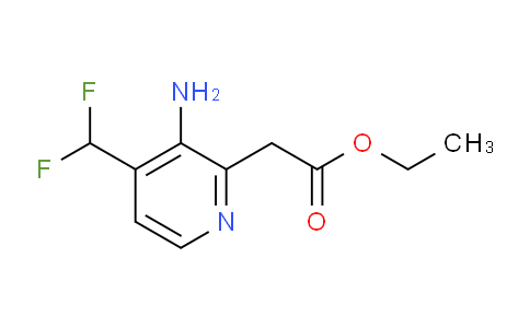 Ethyl 3-amino-4-(difluoromethyl)pyridine-2-acetate