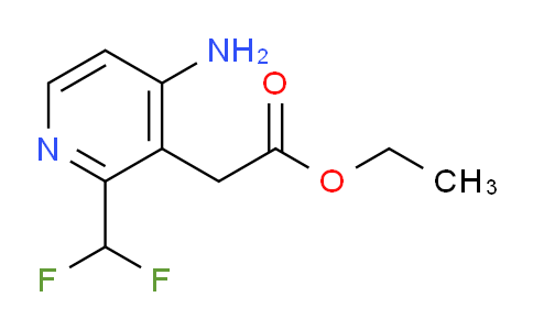 Ethyl 4-amino-2-(difluoromethyl)pyridine-3-acetate