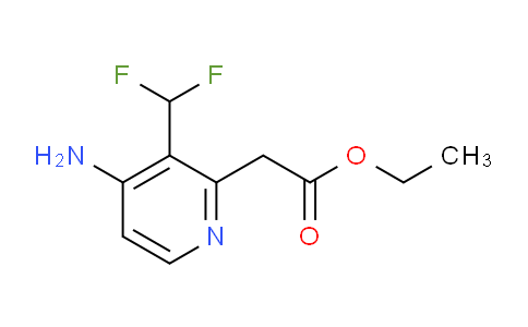 AM141075 | 1806776-46-4 | Ethyl 4-amino-3-(difluoromethyl)pyridine-2-acetate