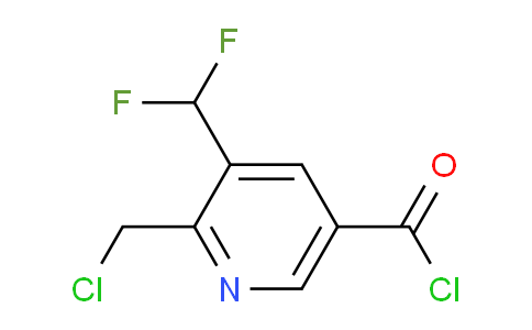 2-(Chloromethyl)-3-(difluoromethyl)pyridine-5-carbonyl chloride