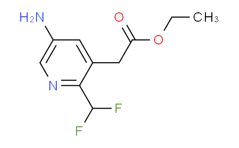 AM141083 | 1806779-54-3 | Ethyl 5-amino-2-(difluoromethyl)pyridine-3-acetate